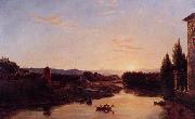 Thomas Cole Sunset of the Arno Sweden oil painting artist